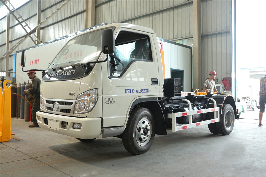 福田小卡(5方)車廂可卸垃圾車