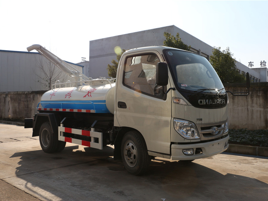 福田小卡3方吸糞車(chē)