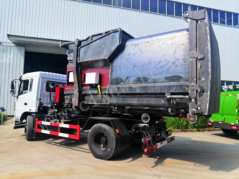 東風(fēng)D3L勾臂垃圾車報(bào)價(jià)  10-12噸勾臂垃圾車價(jià)格 國六勾臂垃圾車廠家