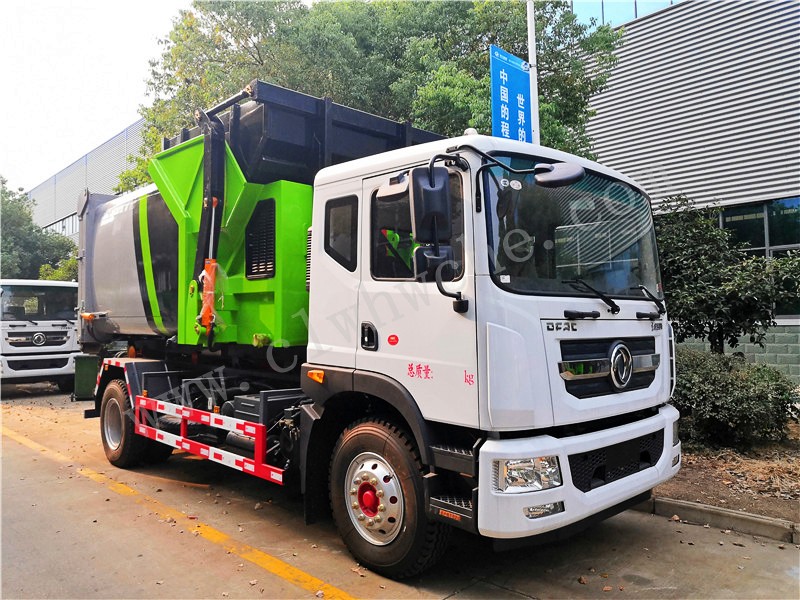 東風(fēng)D9勾臂垃圾車(chē)價(jià)格 12-15噸勾臂垃圾車(chē)報(bào)價(jià) 國(guó)六勾臂垃圾車(chē)廠家