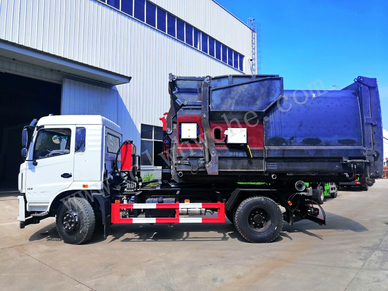東風(fēng)D3L勾臂垃圾車報(bào)價(jià)  10-12噸勾臂垃圾車價(jià)格 國六勾臂垃圾車廠家