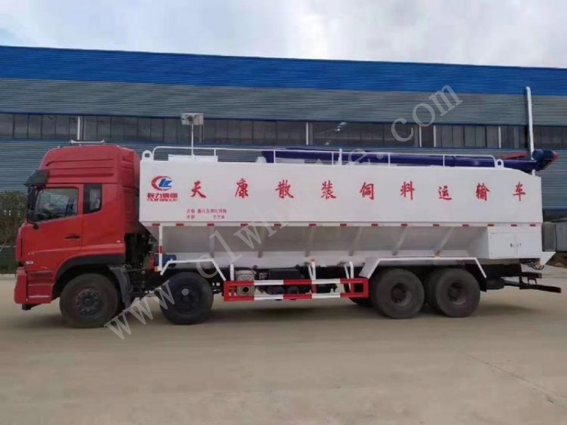 東風(fēng)天龍前四后八40方散裝飼料運(yùn)輸車 價(jià)格  報(bào)價(jià) 廠家 