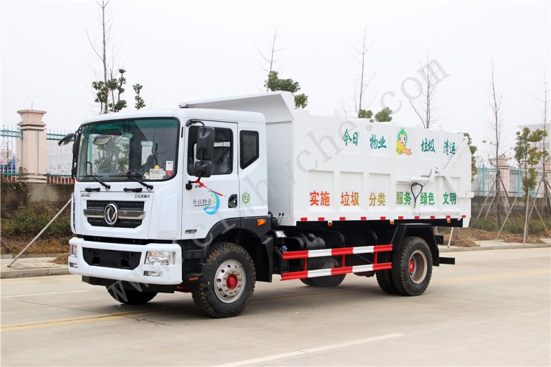 東風(fēng)D9型16方壓縮式對(duì)接垃圾車 16方壓縮式對(duì)接垃圾車廠家 價(jià)格
