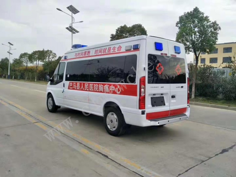 福特V348長軸中頂監(jiān)護(hù)型救護(hù)車（客運(yùn)版）