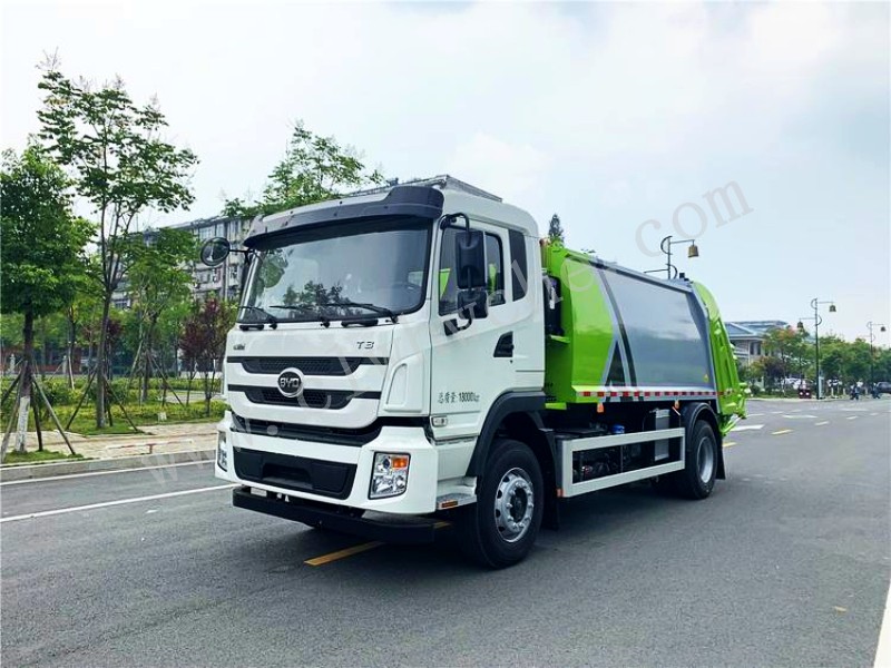 比亞迪12方純電動(dòng)壓縮式垃圾車