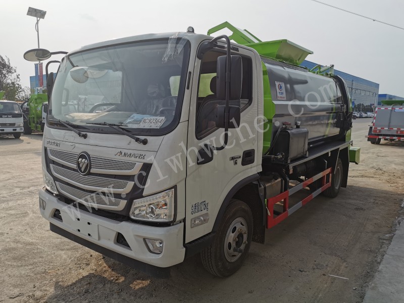 福田歐馬可8方餐廚垃圾車  國六8方餐廚垃圾車