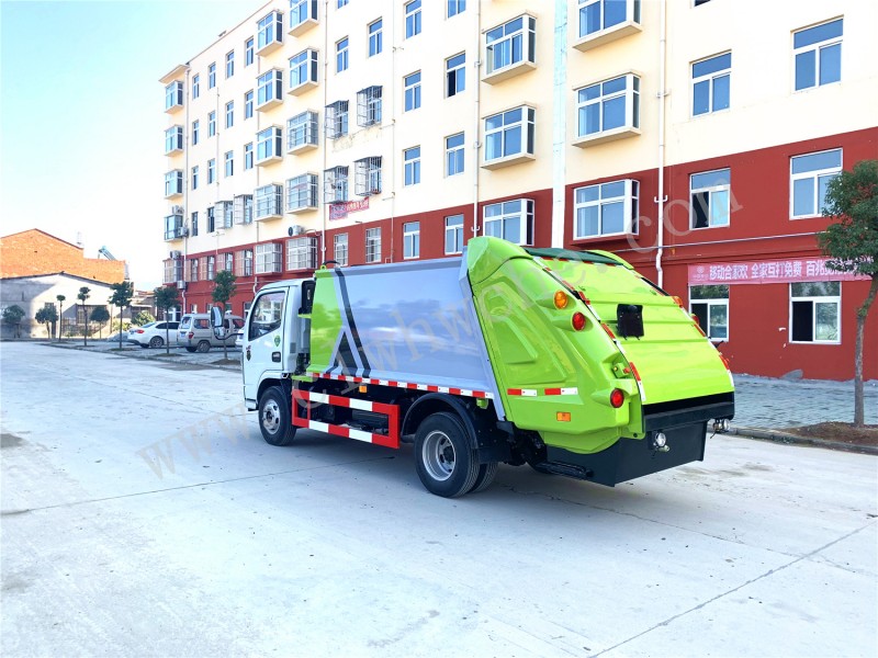 東風6方壓縮式垃圾車廠家 6方壓縮式垃圾車價格 多利卡壓縮垃圾車報價 