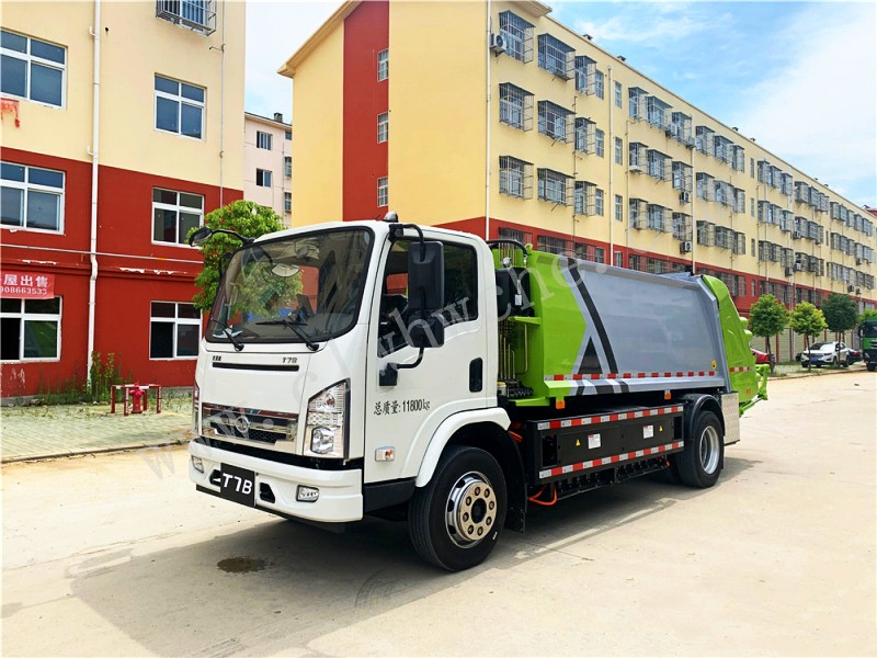 比亞迪8方純電動(dòng)壓縮式垃圾車  新能源壓縮式垃圾車廠家  報(bào)價(jià)