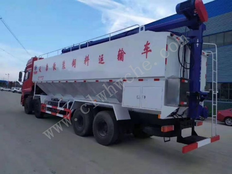 東風(fēng)天龍前四后八40方散裝飼料運(yùn)輸車 價(jià)格  報(bào)價(jià) 廠家 
