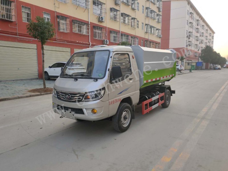 唐駿4方掛桶垃圾車價(jià)格 4方掛桶垃圾車報(bào)價(jià)  汽油垃圾車廠家