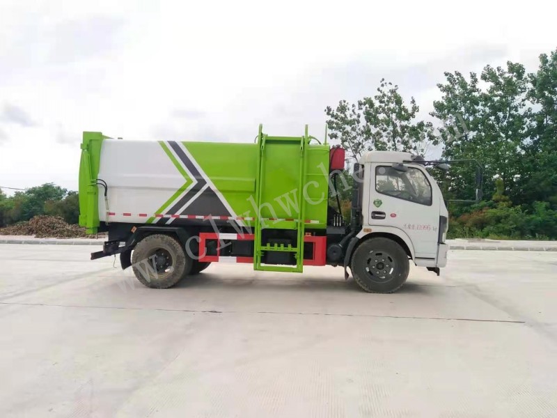 10方掛桶垃圾車  東風(fēng)大多利卡10方掛桶垃圾車 國六掛桶垃圾車廠家