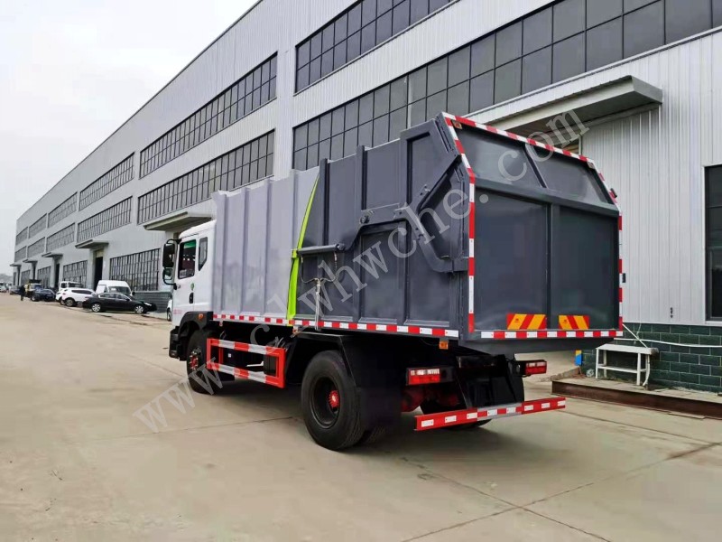 18方壓縮式對接垃圾車 東風(fēng)D9型18方壓縮式對接垃圾車報(bào)價