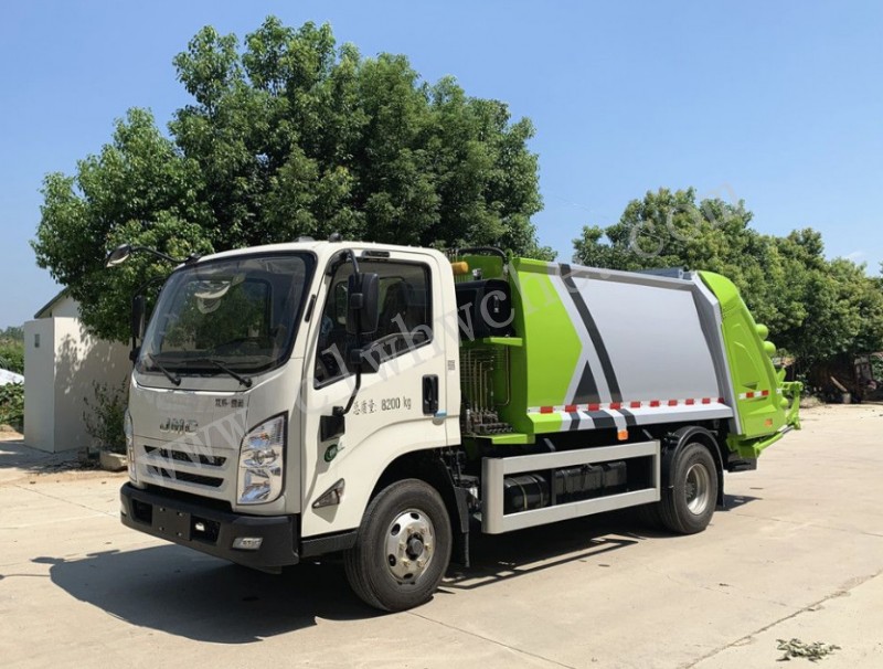 江鈴8方壓縮式垃圾車 8方壓縮式垃圾車價(jià)格  壓縮垃圾車廠家