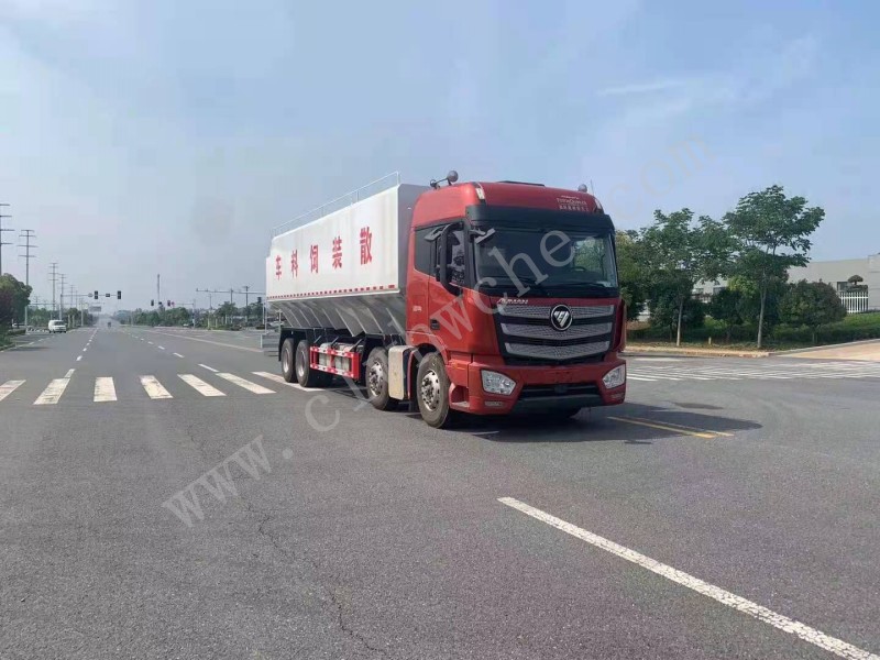歐曼前四后八40方散裝飼料運(yùn)輸車  價格  報價 廠家