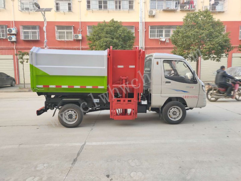 唐駿4方掛桶垃圾車價(jià)格 4方掛桶垃圾車報(bào)價(jià)  汽油垃圾車廠家