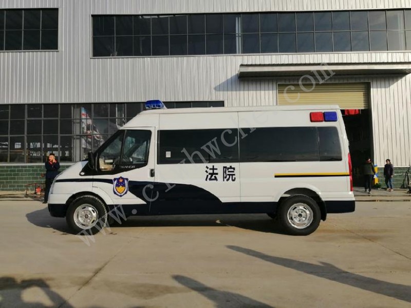 福特新世代V348長軸中頂警用囚車